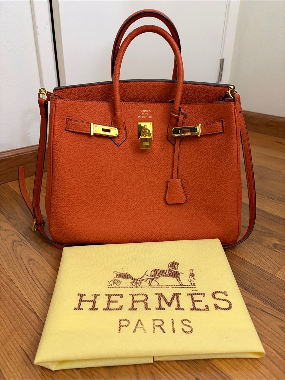 🍊Designer High Quality Dupe Fashion Togo 30cm Satchel Bag